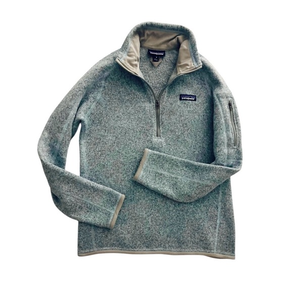 Patagonia 1/4 Zip Better Sweater Pullover Jacket Blue Gray Size Small - Picture 4 of 5